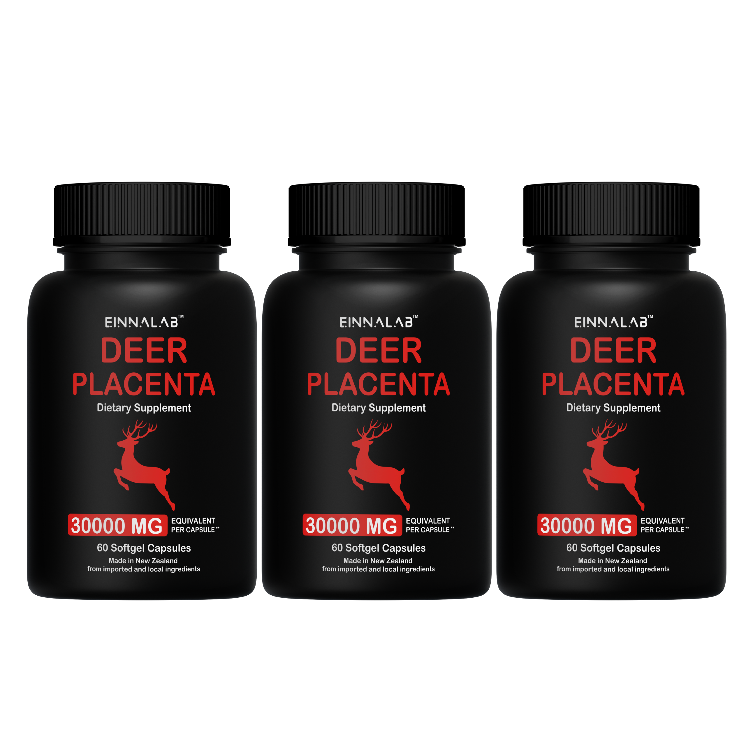Deer Placenta 30,000mg – 3 Bottle | EINNALAB bottle