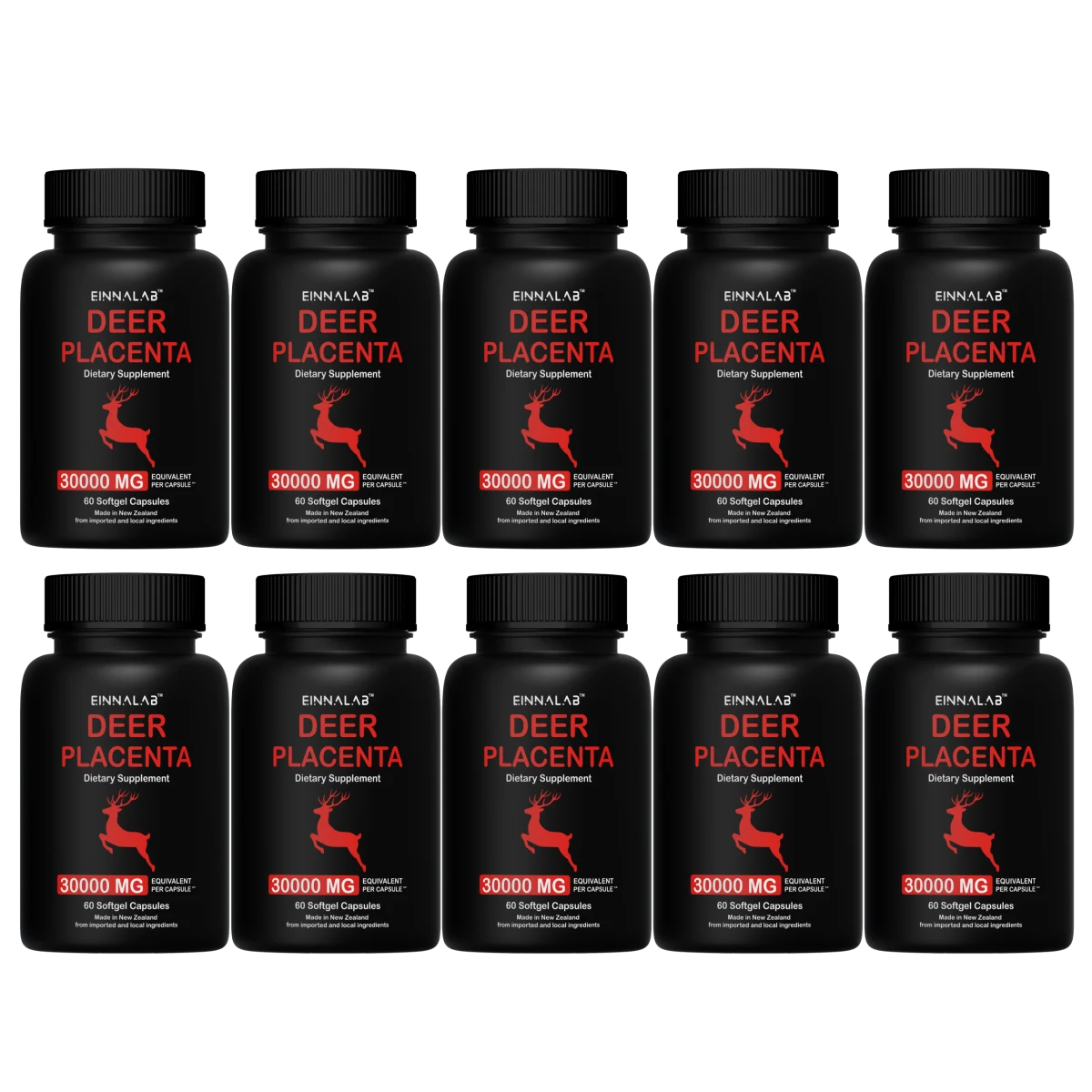 Deer Placenta 30,000mg – 10 Bottle | EINNALAB bottle